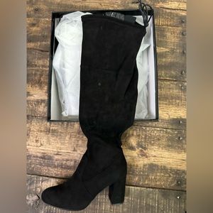Women’s Wide calf suede boots